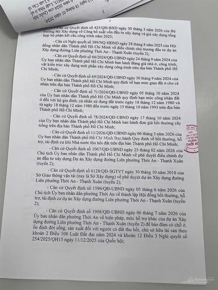 Đất mặt tiền đường liên phường thới an dt 4m x 25m, hướng bắc, q12, giá 4,8 tỷ,  0967 813 ***