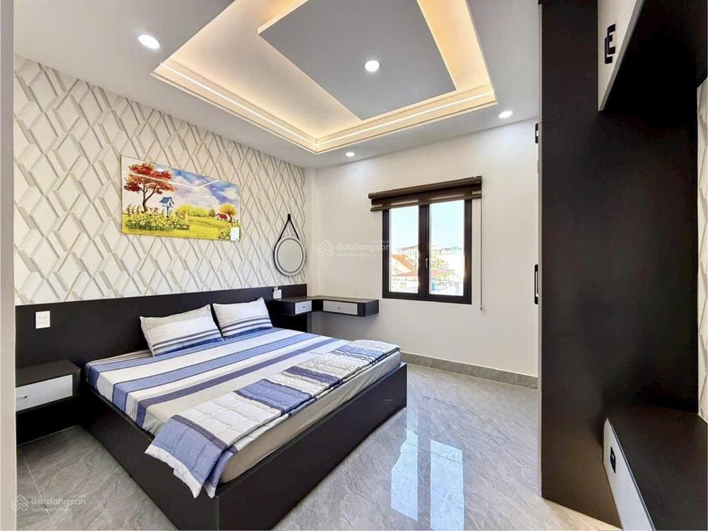Nhà bên ubp thới an, dt 4x16m, lửng, 3 lầu, 4pn, 5vs, p. thờ, s. thượng, hướng tây nam, 6.5 tỷ
