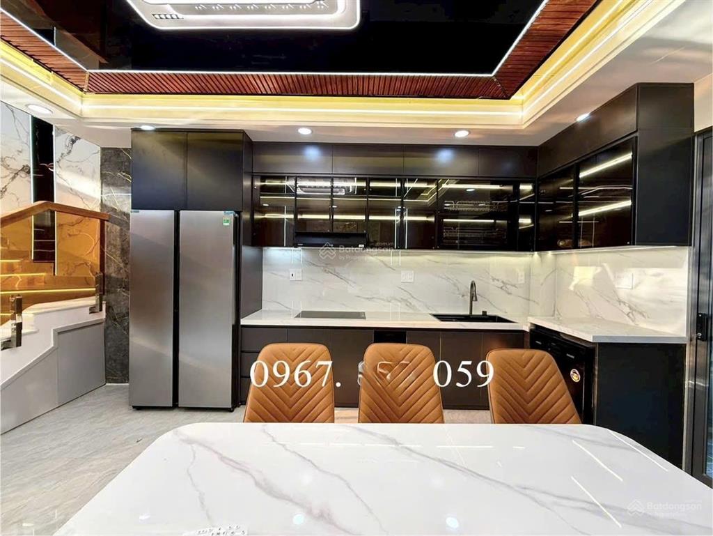 Nhà bên ubp thới an, dt 4x16m, lửng, 3 lầu, 4pn, 5vs, p. thờ, s. thượng, hướng tây nam, 6.5 tỷ