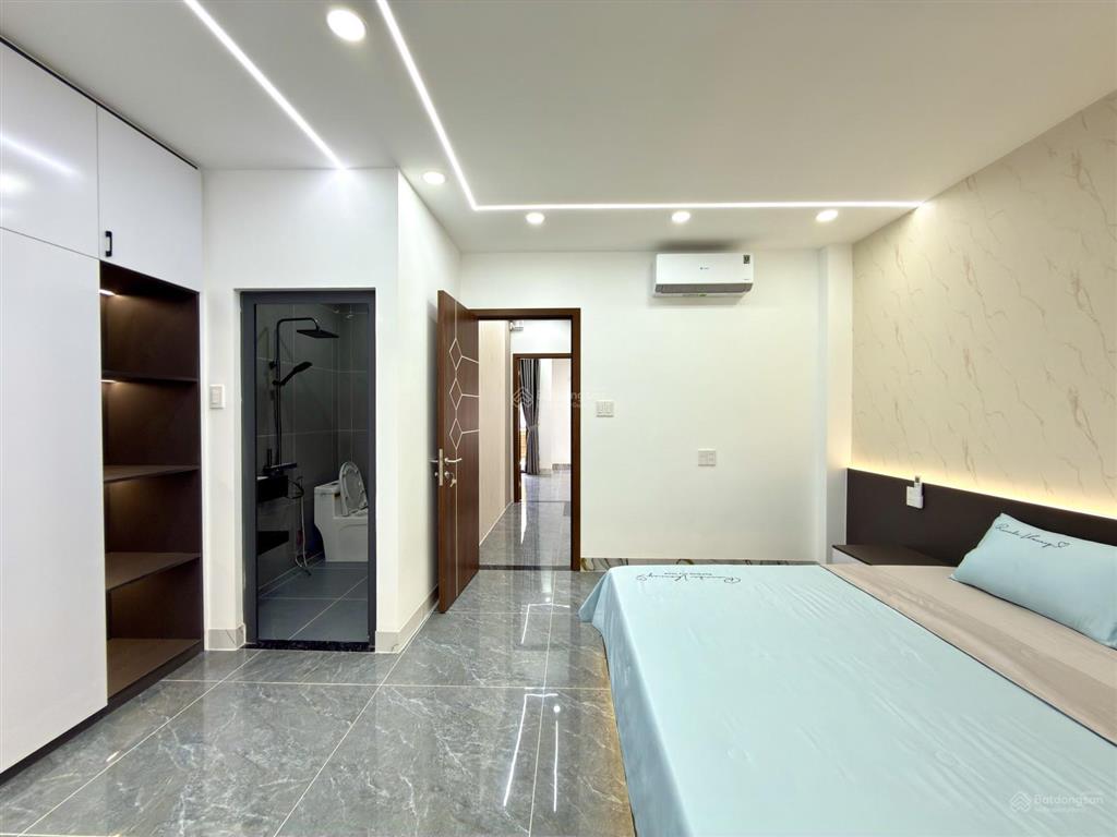 Nhà bên trường tiểu học lê văn thọ, dt5x13m, trệt, 3 lầu, 4pn, p.thờ, sân thượng, 6,9 tỷ