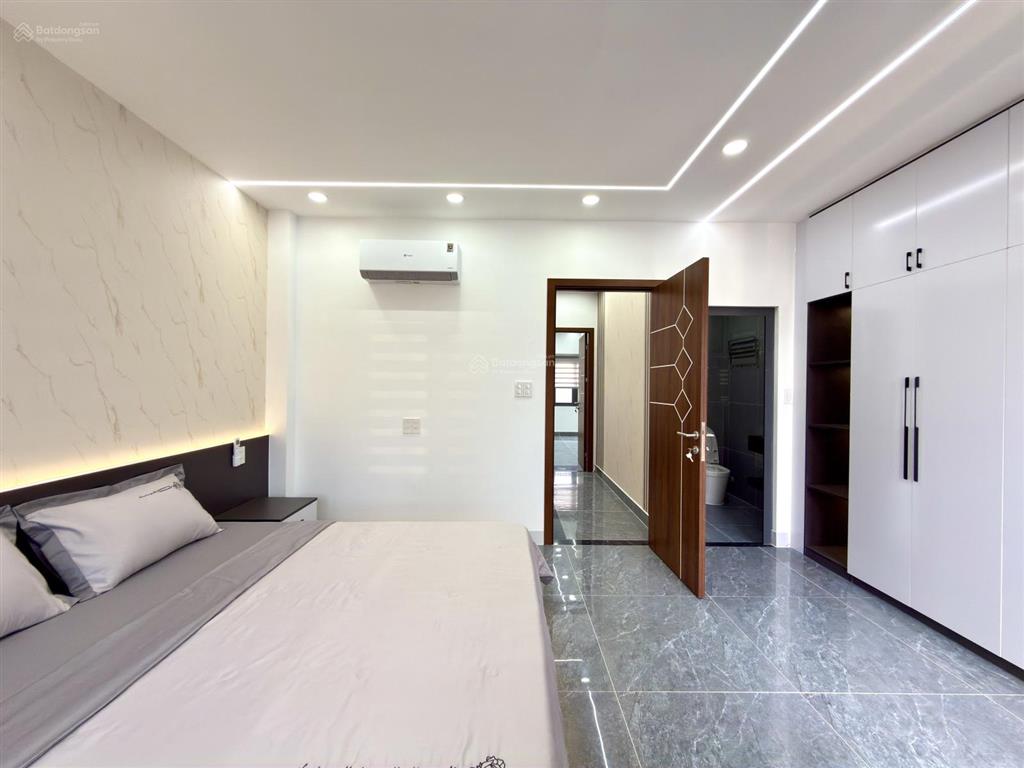 Nhà bên trường tiểu học lê văn thọ, dt5x13m, trệt, 3 lầu, 4pn, p.thờ, sân thượng, 6,9 tỷ
