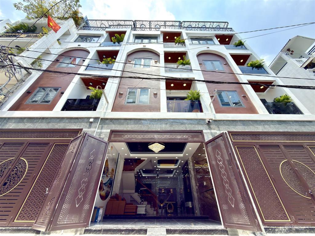 Nhà bên trường tiểu học lê văn thọ, dt5x13m, trệt, 3 lầu, 4pn, p.thờ, sân thượng, 6,9 tỷ