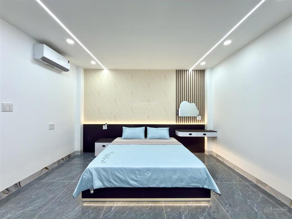 Nhà bên trường tiểu học lê văn thọ, dt5x13m, trệt, 3 lầu, 4pn, p.thờ, sân thượng, 6,9 tỷ