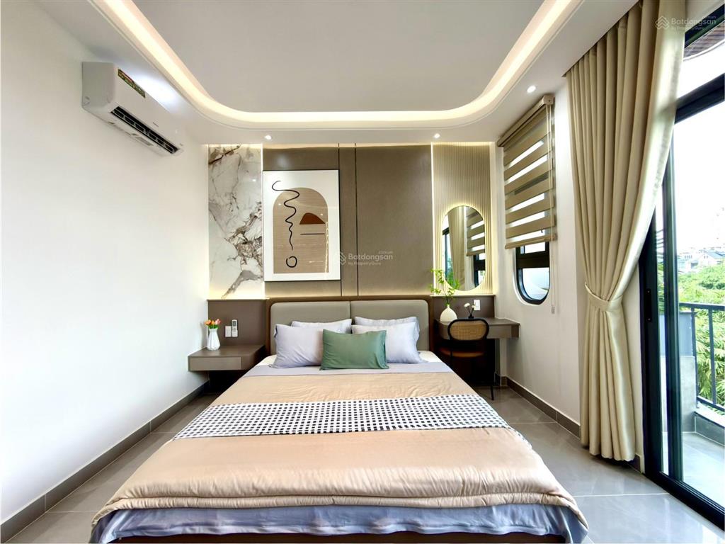 Nhà bên trường th, thcs, đường lê thị riêng, dt4.5x16m, lửng, 3 lầu, 4pn, p.thờ, hướng nam, 7.6 ty
