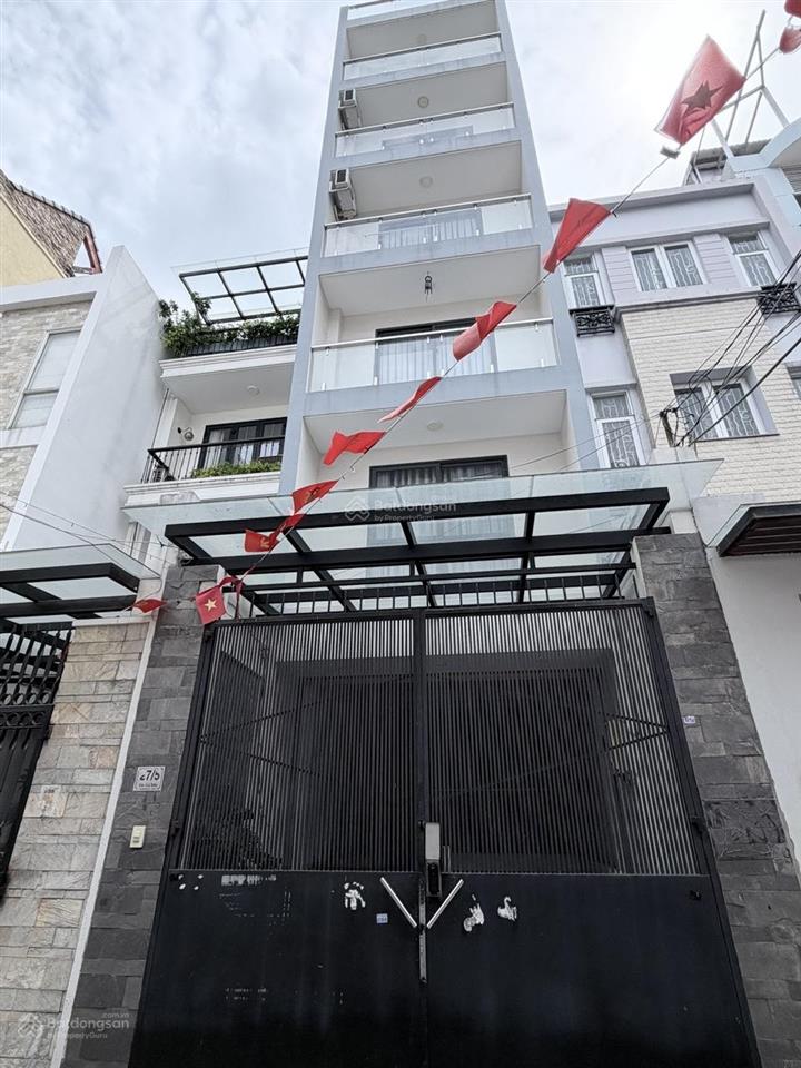 Căn hộ dịch vụ hxh 27 võ thị sáu, q1  dt 4.2mx25m, hầm 6 tầng