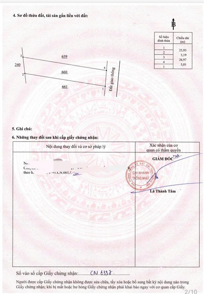 Cần bán đất thống nhất  đồng nai