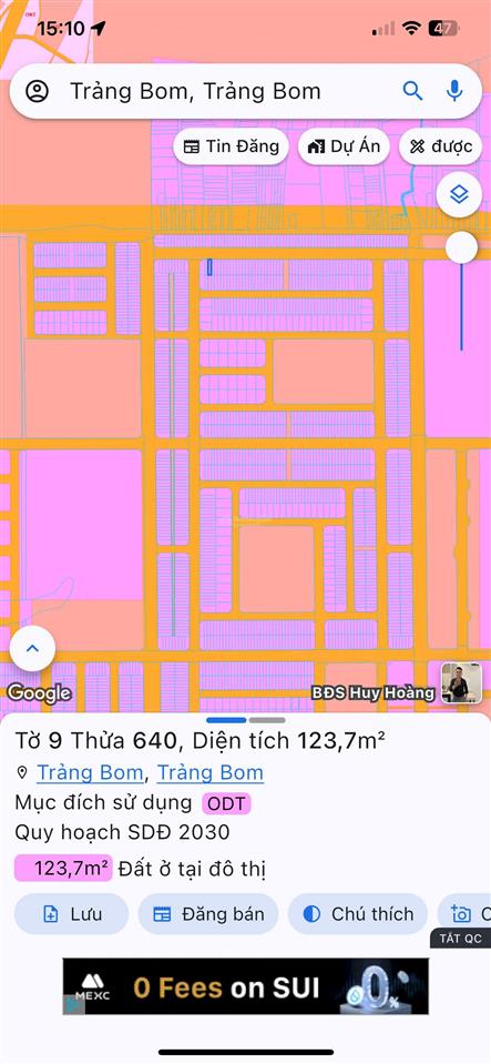 Chính chủ bán gấp mặt tiền an dương vương tt trảng bom 5x25m thổ cư 100% hướng bắc giá rẻ 2tỷ250