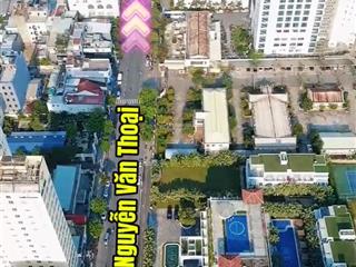 Mặt phố phan thúc duyện sát bãi biển mỹ khê, phố tây an thượng . 110m2 ngang 6.4m cực đẹp