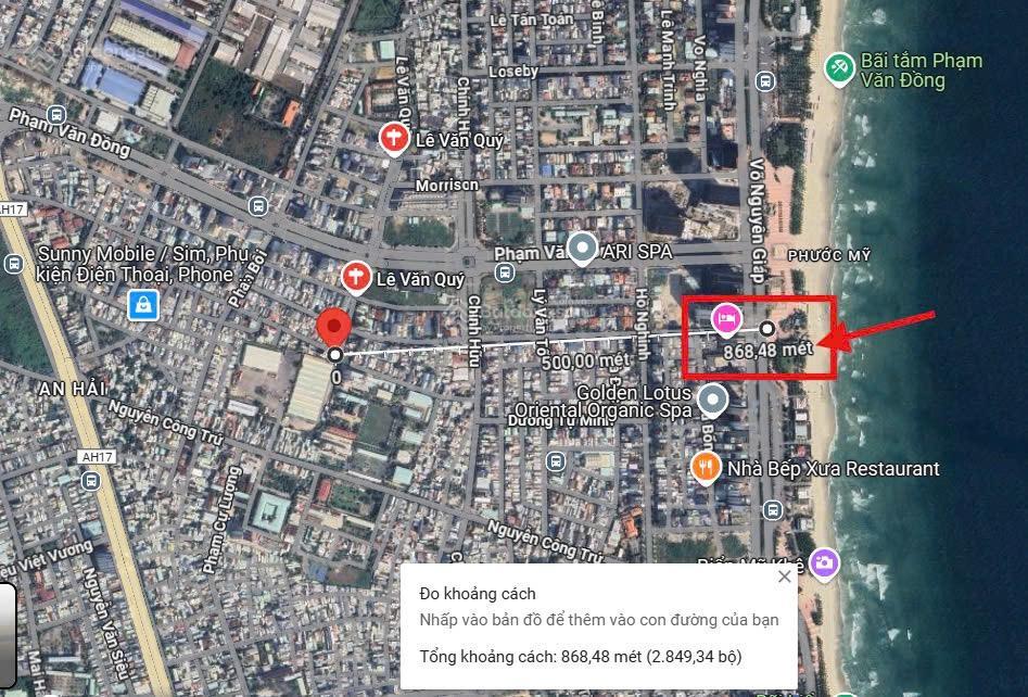 Lô góc 2mt lê văn quý và tạ mỹ duật ngay trung tâm phố hàn du lịch  115m2 ngang 7m cực đẹp