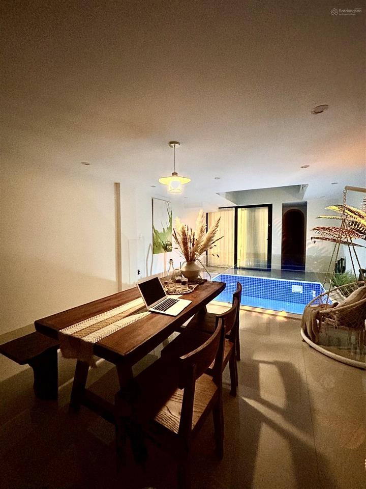 Bán căn villa hồ bơi đường tân thái sát biển mân thái 300m  dt 90m2 cho thuê 45 triệu/tháng