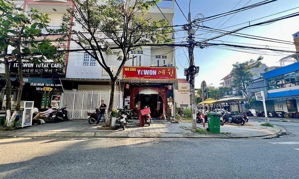 Bán lô góc 3 mặt thoáng phố chính hữu ngay trung tâm biển mỹ khê  235m2 xây cao tầng  cực đẹp
