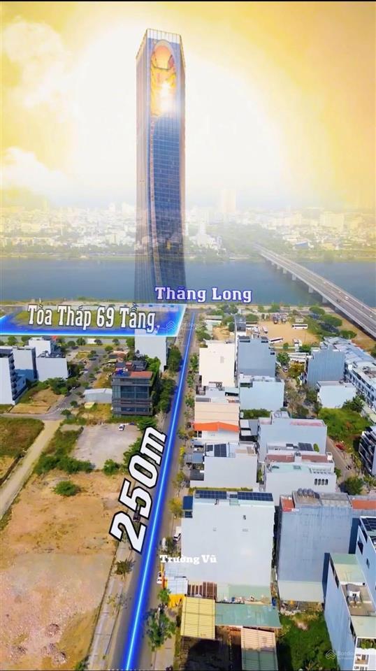 Siêu phẩm góc 2mt sông hàn  đường doãn khuê và đỗ pháp thuận. 303m2 xây cao tầng