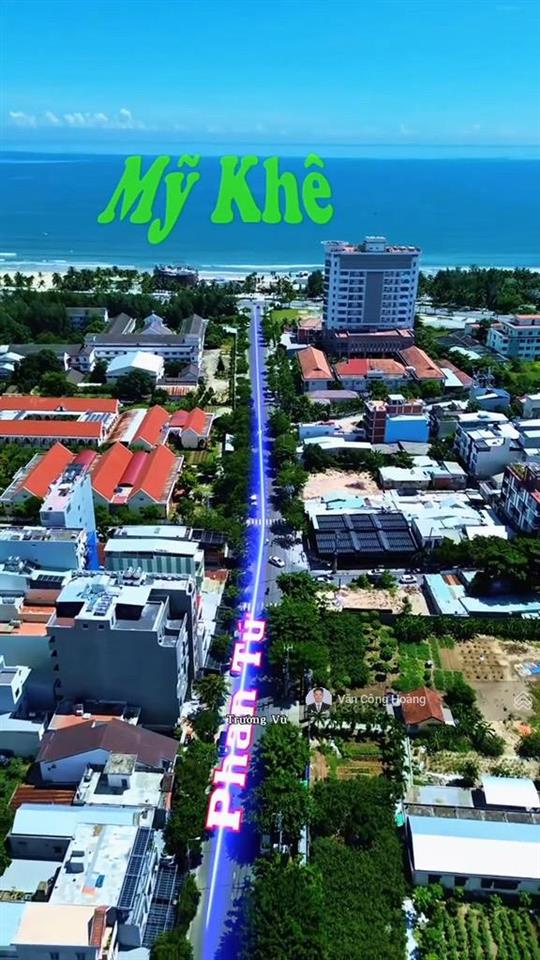 Mặt đường 10.5m phan tứ thông thẳng bãi biển mỹ khê  276m2 xây cao được 11 tầng  giá cực tốt