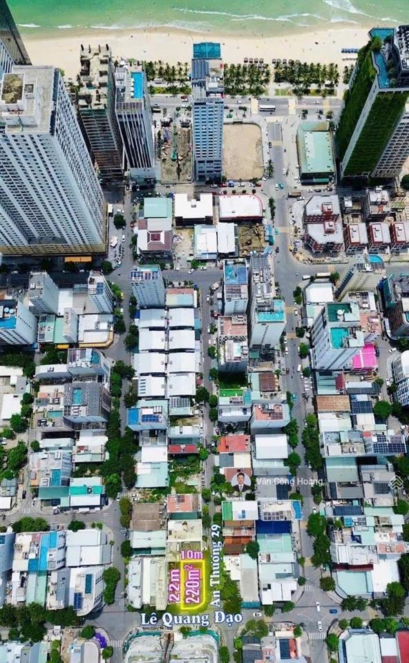 Lô góc 2 mặt tiền lê quang đạo siêu đẹp . ngay trung tâm phố đi bộ an thượng . 222m2 ngang 10m.