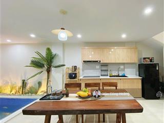 Căn villa mini hồ bơi địa trung hải ngay sát bãi biển mân thái. 90m2 sẵn dòng tiền 40 triệu