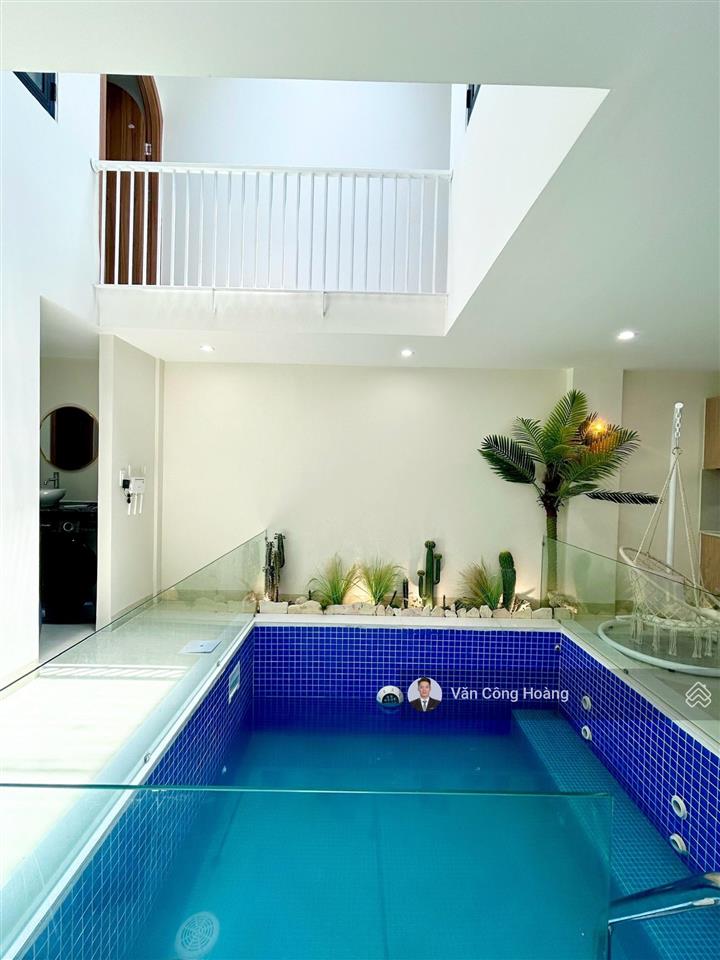 Căn villa mini hồ bơi địa trung hải ngay sát bãi biển mân thái. 90m2 sẵn dòng tiền 40 triệu