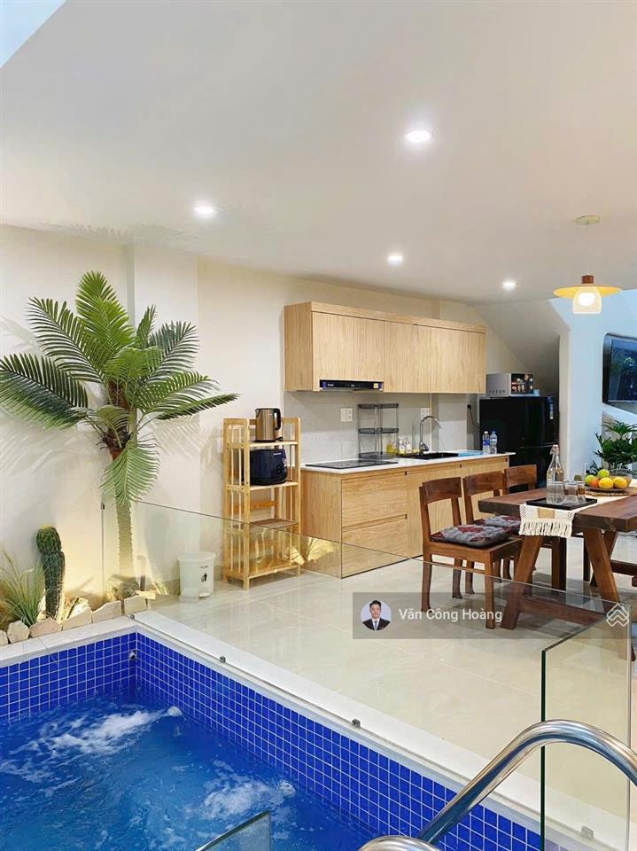 Căn villa mini hồ bơi địa trung hải ngay sát bãi biển mân thái. 90m2 sẵn dòng tiền 40 triệu
