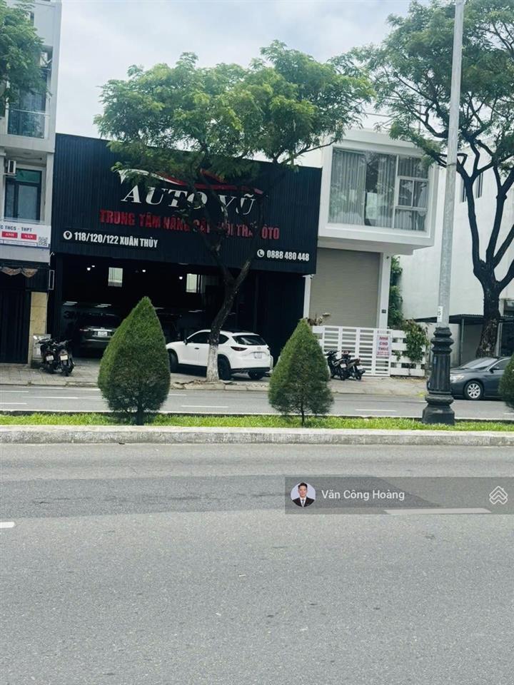 Cặp đất đẹp đường xuân thuỷ  ngay công viên thanh niên  198m2 ngang 10m  xây cao tầng