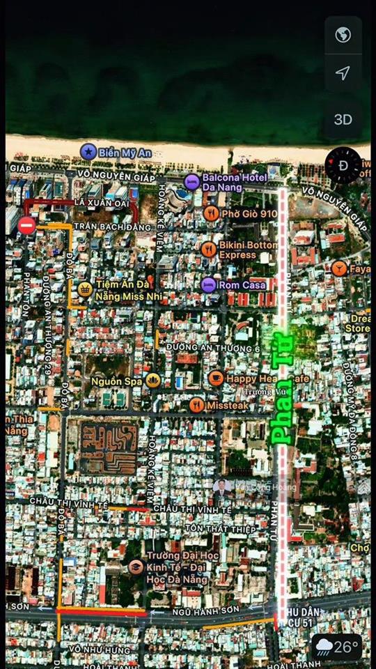 Siêu phẩm lô góc 2mt đường phan tứ  386m2 xây 17 tầng  ngay sát bãi tắm mỹ khê, phố tây an thượng