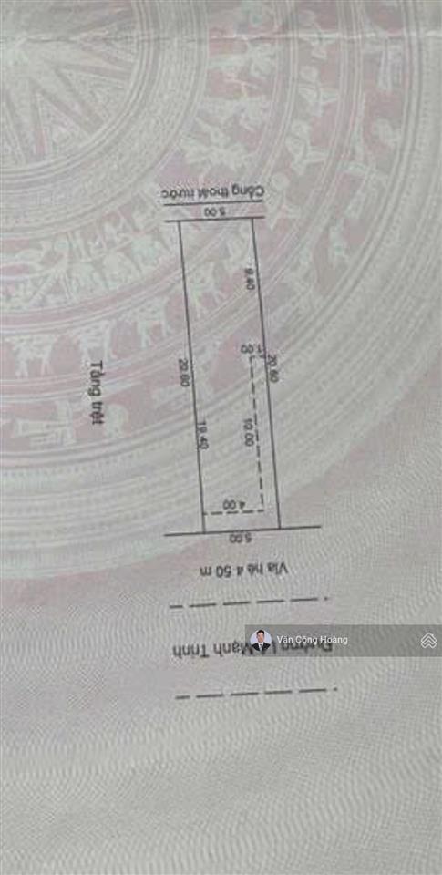 Bán lô đất đường lê mạnh trinh, sát biển mỹ khê 200m. diện tích 103m2 ngang 5m  giá 15.x rẻ