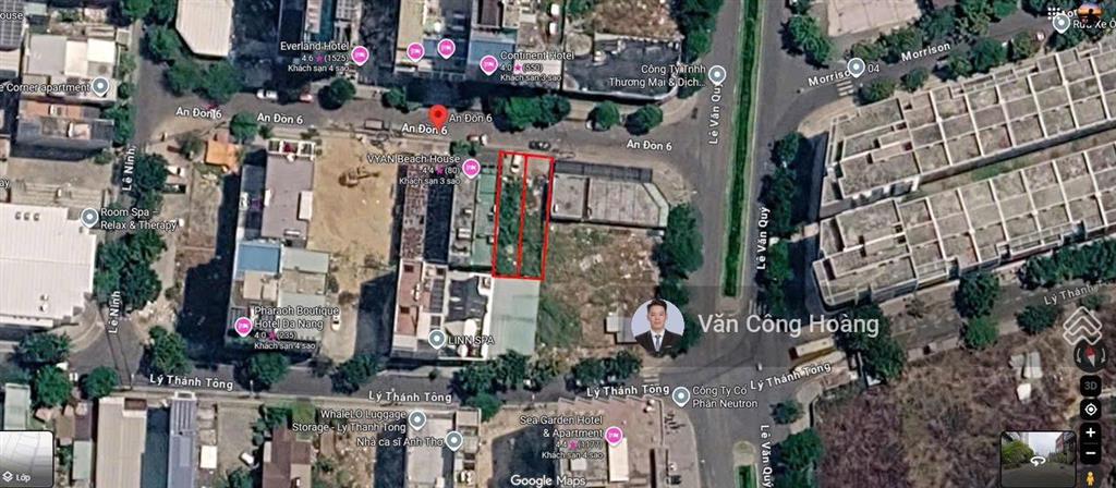 Cặp đất đẹp đường 7.5m an đồn 6  sát phạm văn đồng  220m2 ngang 10m  xây khách sạn tối ưu