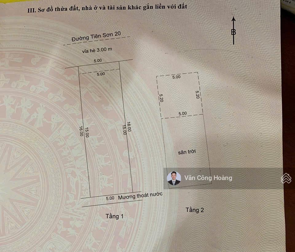 Mặt đường 5.5m tiên sơn 20 ngay đại học kiến trúc  hòa cường  80m2 giá cực rẻ 6.x tỷ