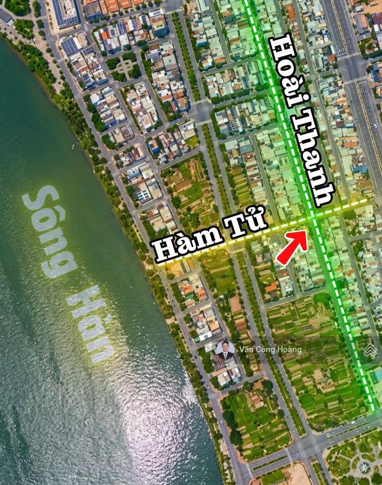 Siêu phẩm góc 2mt đường hàm tử  hoài thanh thông thẳng sông hàn  313,2m2  view pháo hoa sông hàn