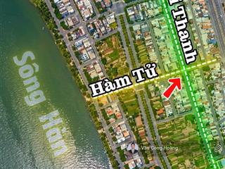 Siêu phẩm góc 2mt đường hàm tử  hoài thanh thông thẳng sông hàn  313,2m2  view pháo hoa sông hàn