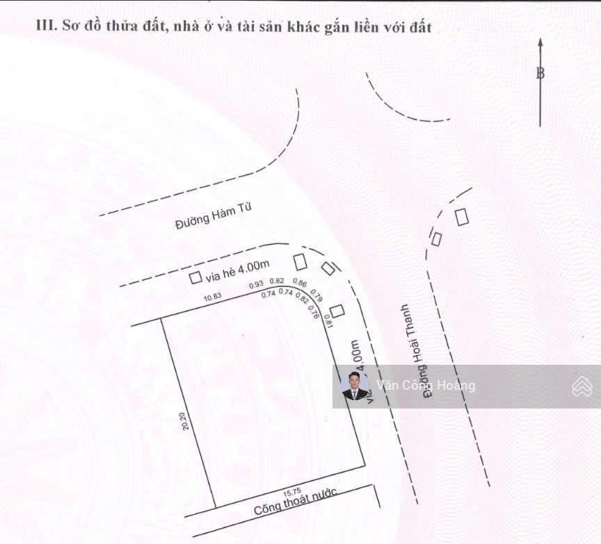 Siêu phẩm góc 2mt đường hàm tử  hoài thanh thông thẳng sông hàn  313,2m2  view pháo hoa sông hàn
