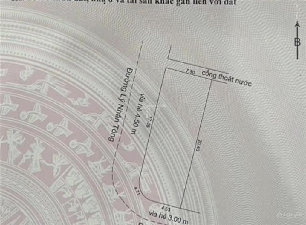Bán lô góc 2mt lý nhân tông ngay cạnh bệnh viện vinmec  151m2 vị trí trung tâm hòa cường