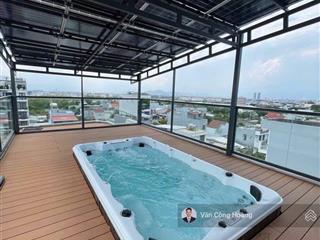 Tòa căn hộ 7 tầng hồ bơi ngay biển sơn thủy  125m2 doanh thu 150triệu/tháng  giá 17 tỷ