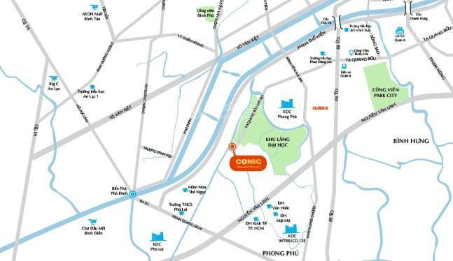 Bán căn hộ conic riverside 1pn +1w , giá 2.550, có hỗ trợ vay nh   0979 695 ***