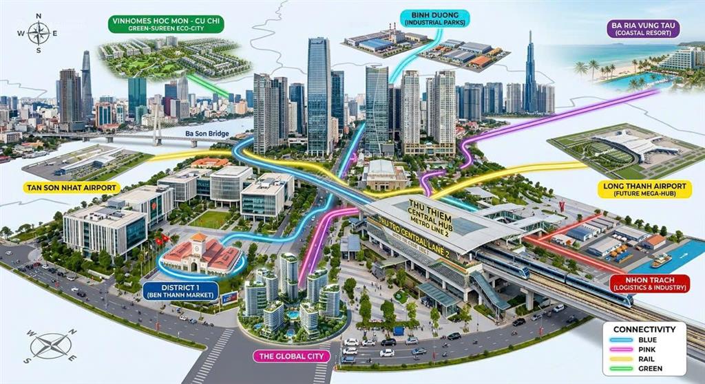 The global city  tuyệt tác "dinh thự trên không"  giá tốt trong khu vực