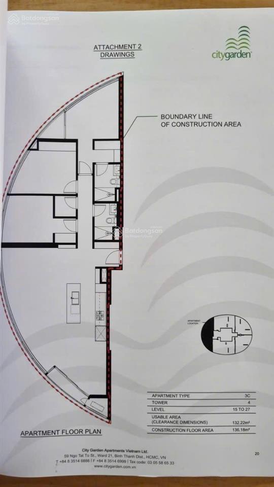 Hot! tháp mới giao 2018, căn hộ 3pn đẹp tại city garden 18,5 tỷ 140m2, sổ hồng.  bonnie hà