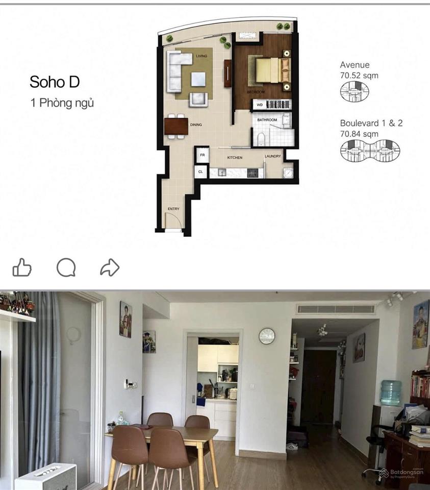 Bán căn hộ 1pn view đẹp tại city garden, 7,45 tỷ, 71m2, bình thạnh, hồ chí minh