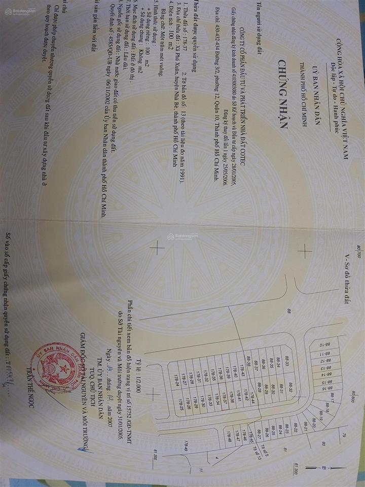 Chính chủ bán lô cotec phú xuân a1023
