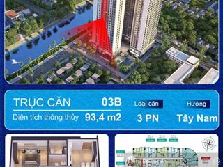 Bluegem tower, 6,6 tỷ căn 3 ngủ 93,5m23 ngủ2wc view siêu đẹp