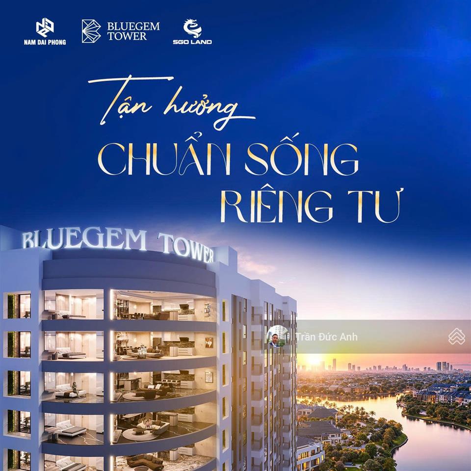 Bluegem tower  6,653 tỷ căn 3 ngủ 99,6m2 siêu rộng