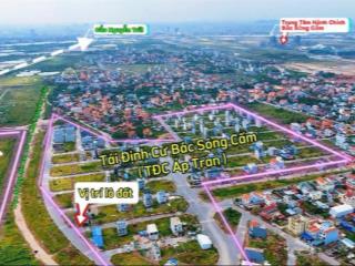 Bán đất nền dự án bắc sông cấm, 6,1 tỷ, 120m2, nhiều tiện ích