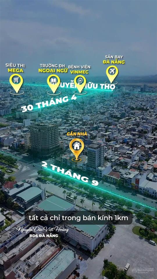 Bán siêu phẩm mặt tiền đường 2/9, tầng hầm, thang máy,view pháo hoa, sông hàn, vừa ở vừa kinh doanh
