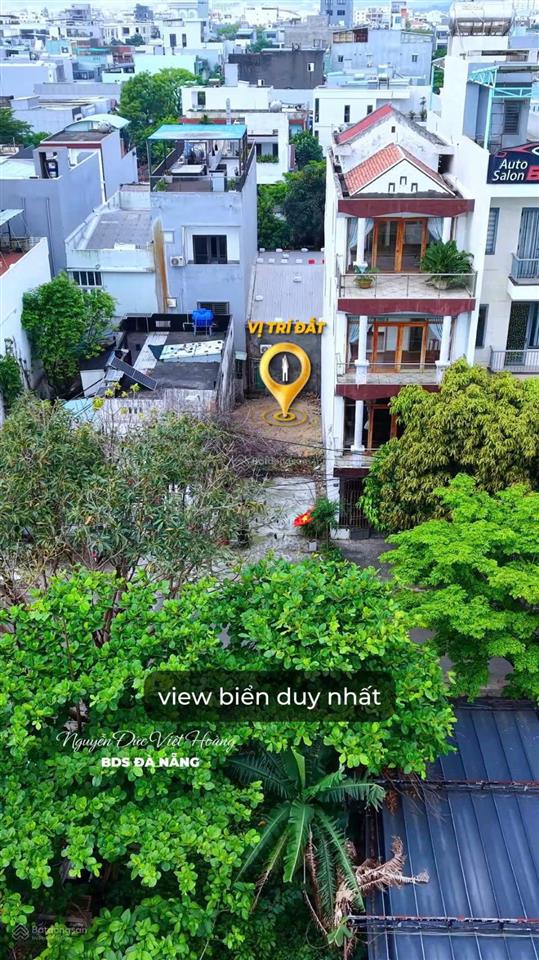 Nhỉnh 7 tỷ sở hữu ngay lô đất view biển, vị trí siêu đẹp, thích hợp đầu tư lâu dài, xây toà căn hộ
