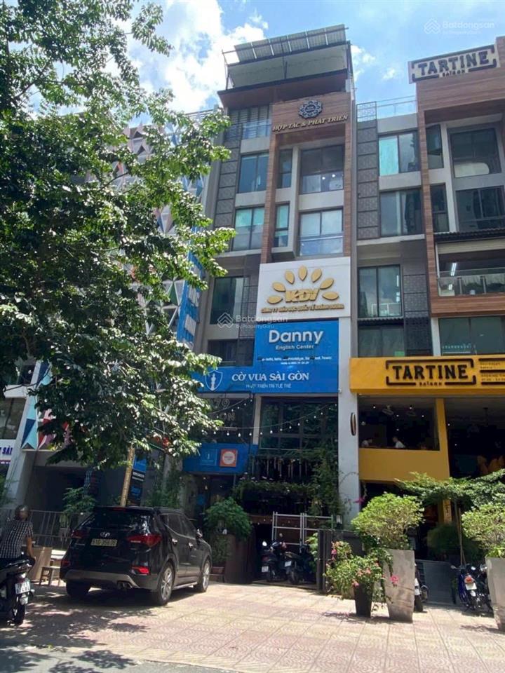 Vị trí kim cương  toà nhà hầm + 4 tầng sẵn dòng tiền 140tr/th ngay võ trường toản  p. thảo điền