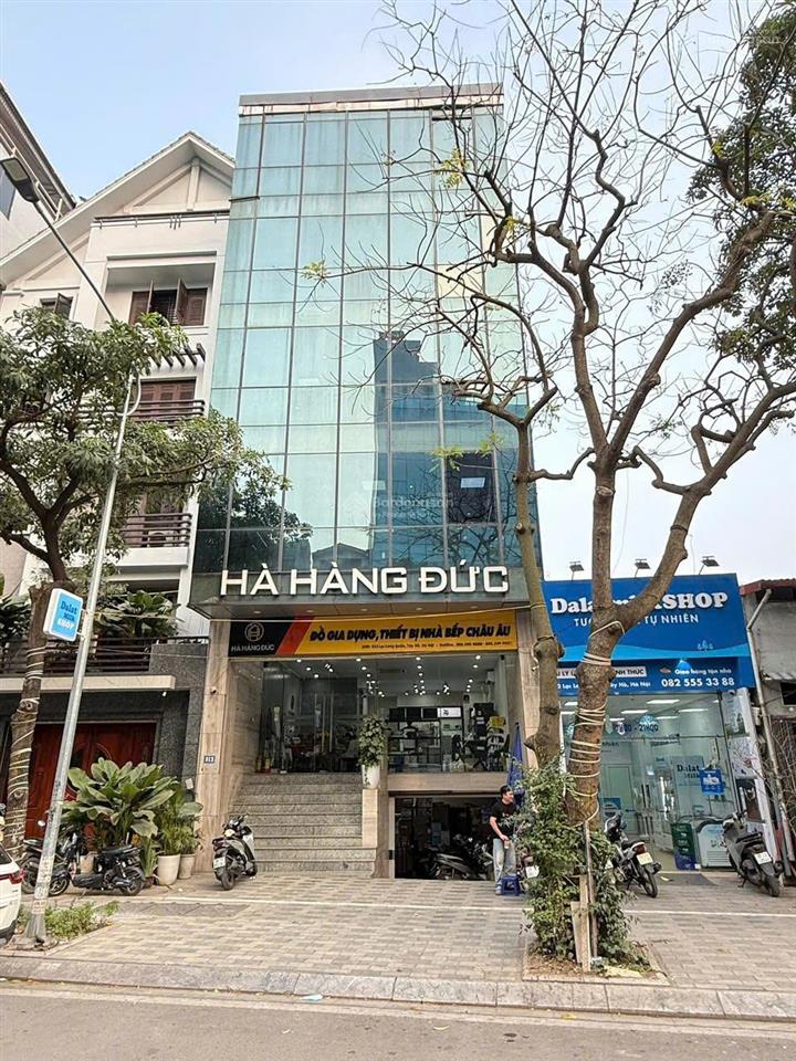 Vị trí đắc địa, vỉa hè rộng,kd sầm uất, bán nhà mặt phố lạc long quân, dt 150m x 7tầng, mt 7,8m