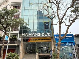 Vị trí đắc địa, vỉa hè rộng,kd sầm uất, bán nhà mặt phố lạc long quân, dt 150m x 7tầng, mt 7,8m