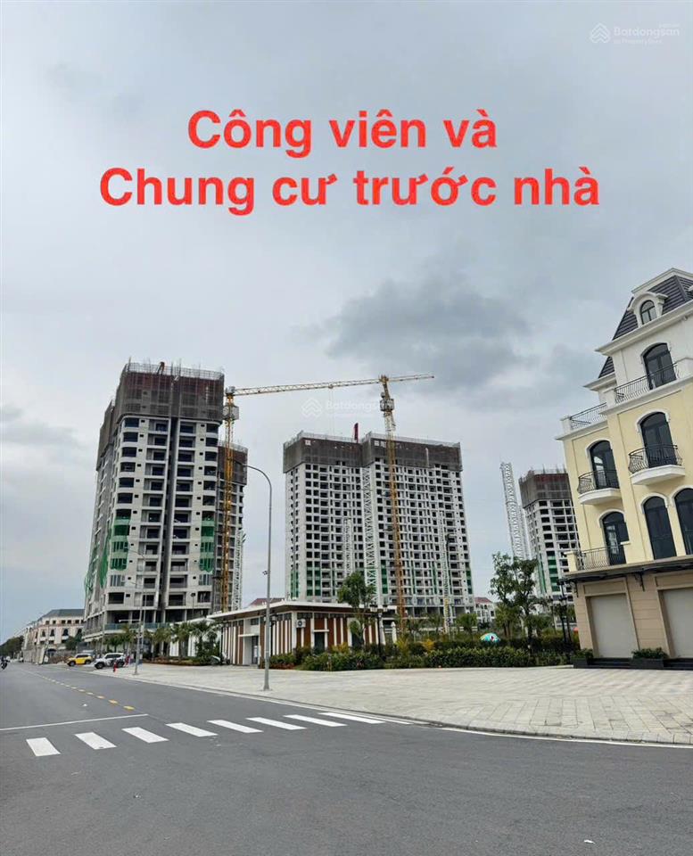 Căn shophouse sổ đỏ lâu dài, 2 mặt đường 20m, 3 mặt thoáng, gần công viên. giá tốt vin 2