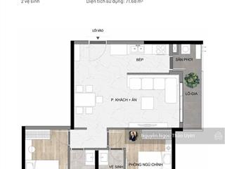 Elysian căn góc 77.2m2 giá 4tỷ850