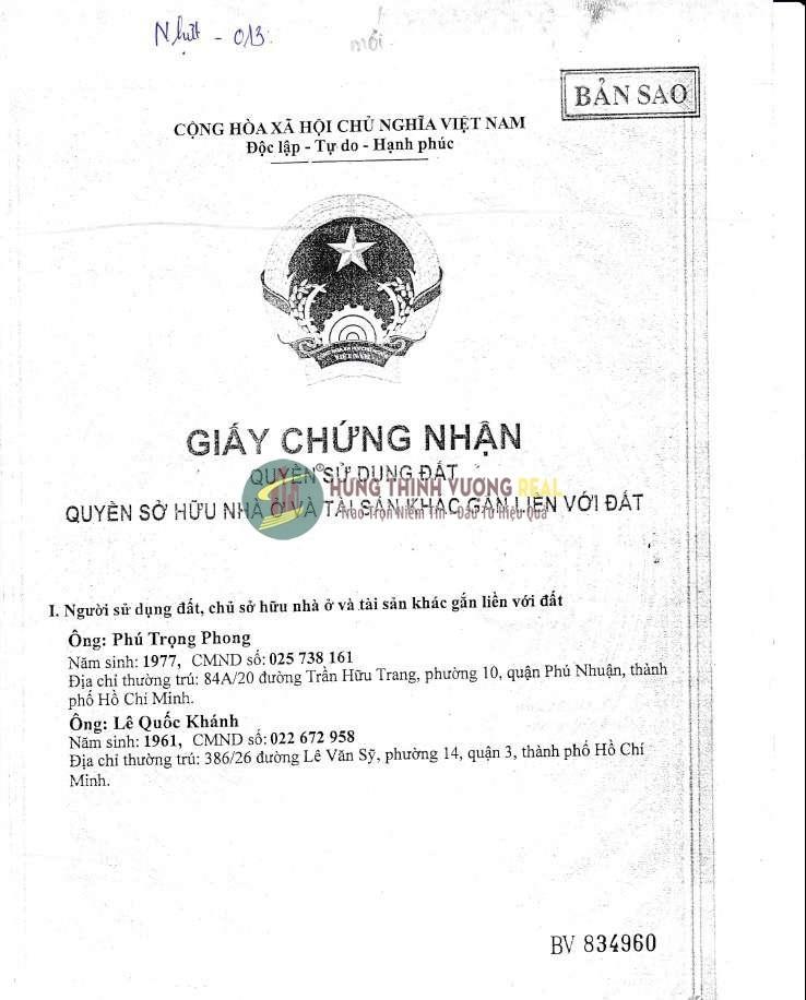 Bán nhà 111 nguyễn phi khanh, tân định, quận 1, hcm, giá 34 tỷ, dt 6x16m cn 96m2