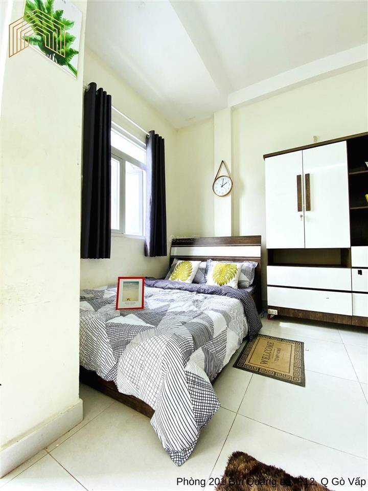 Căn hộ full nội thất có ban công  127 bùi quang là, gò vấp