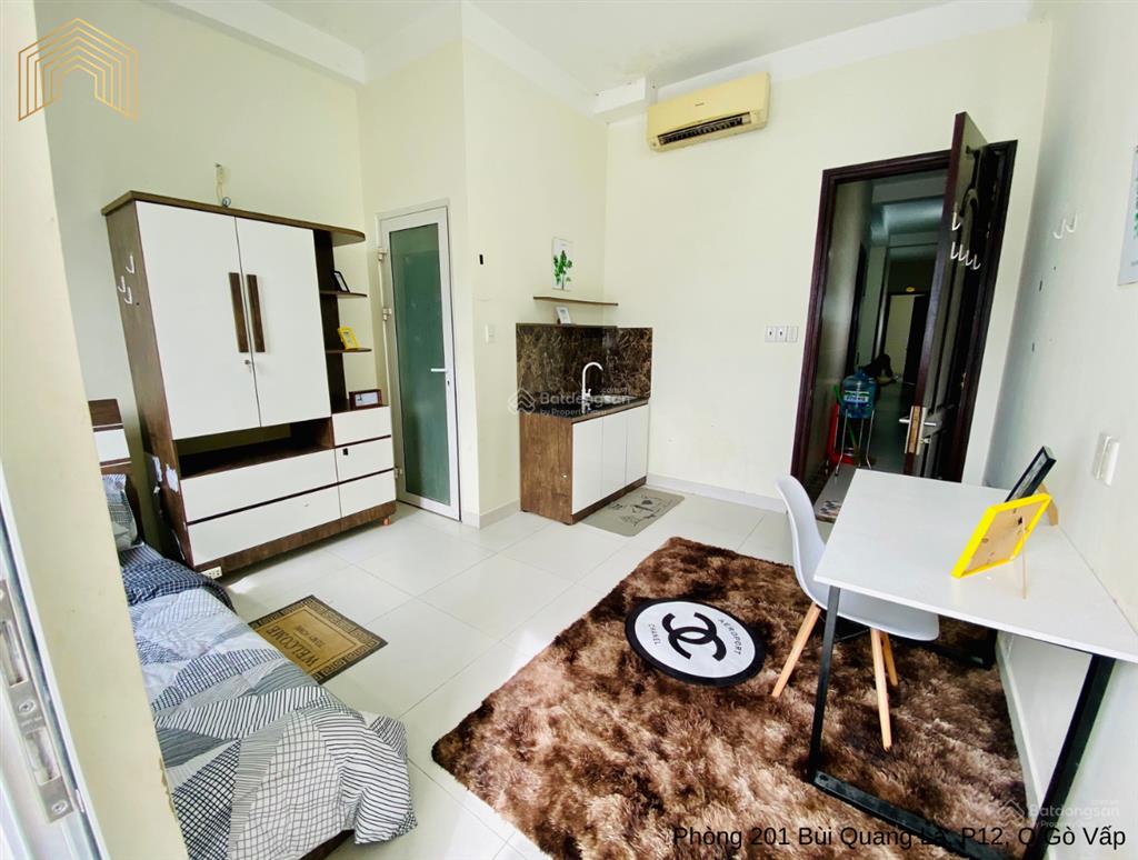 Căn hộ full nội thất có ban công  127 bùi quang là, gò vấp