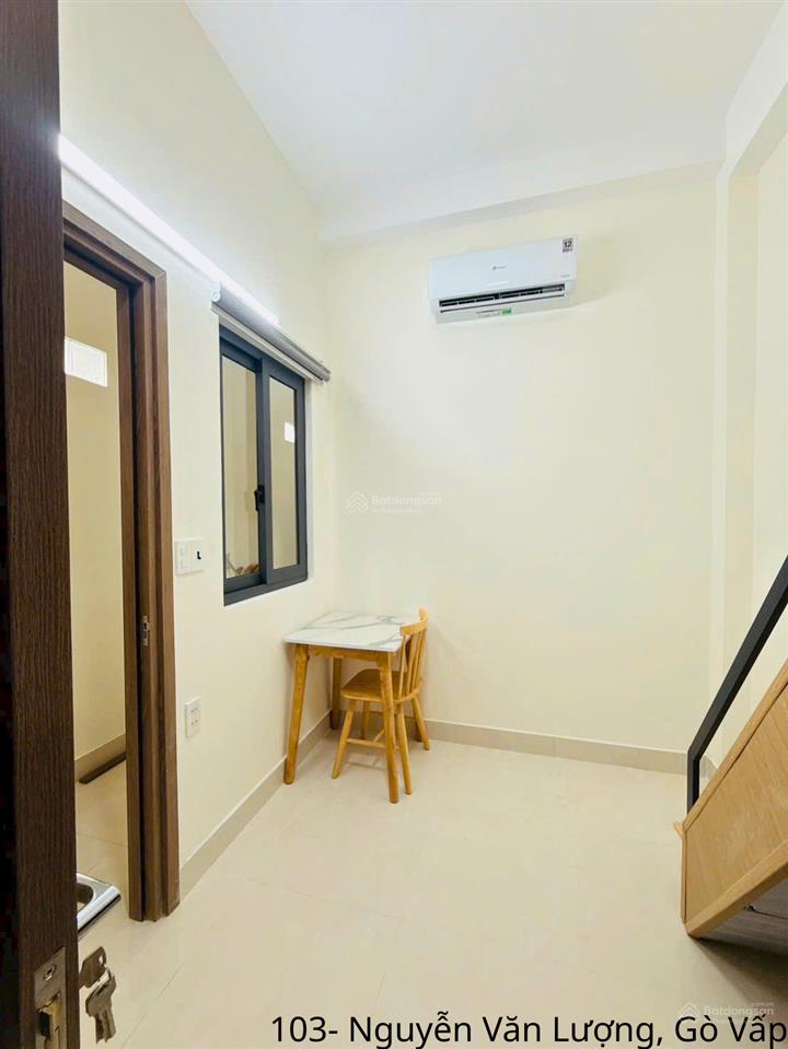 Căn hộ gác lửng tinh tế giữa trung tâm gò vấp  full nội thất, cửa sổ thoáng sáng